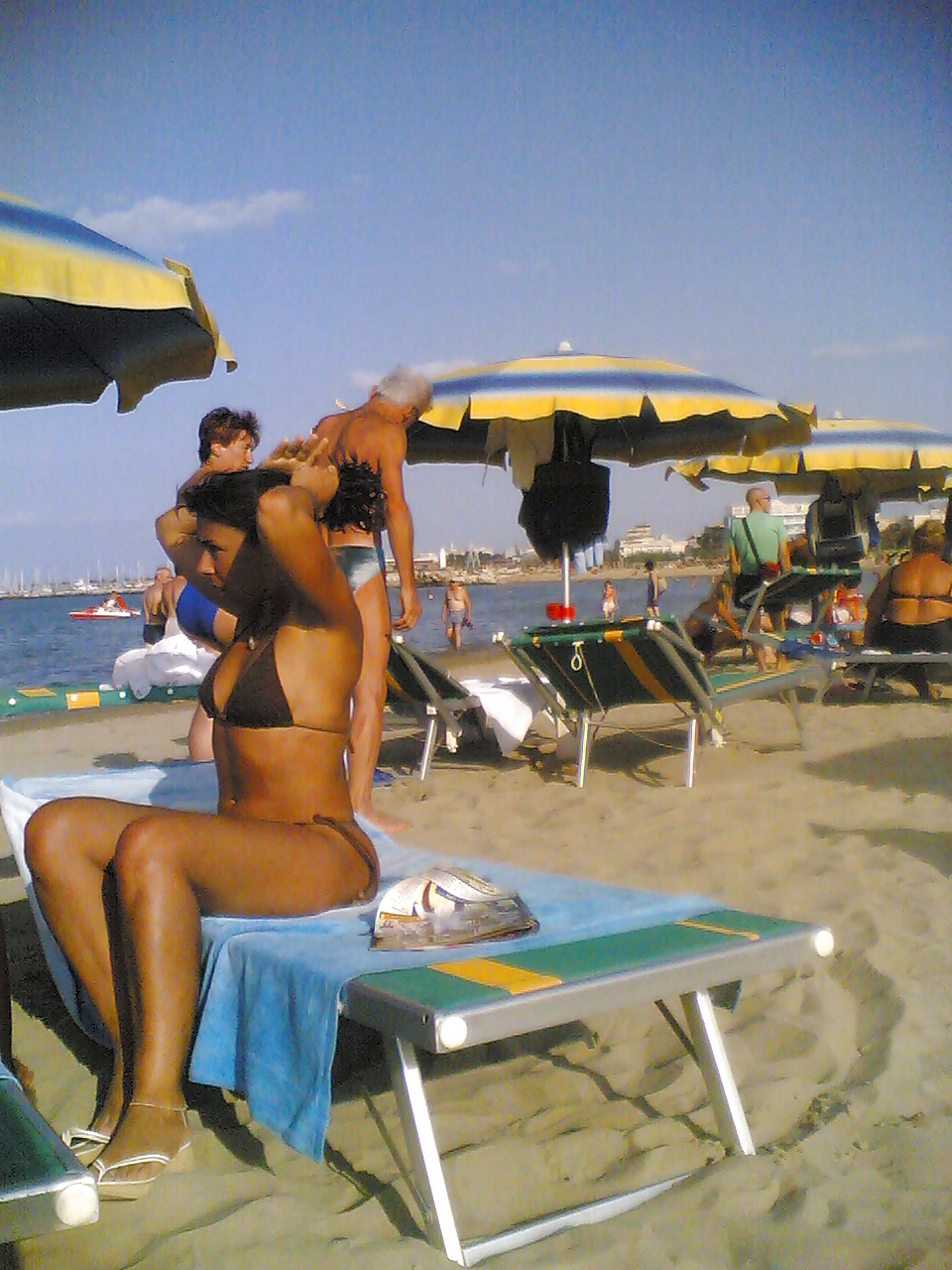 Candid Ass italian beach #7014775