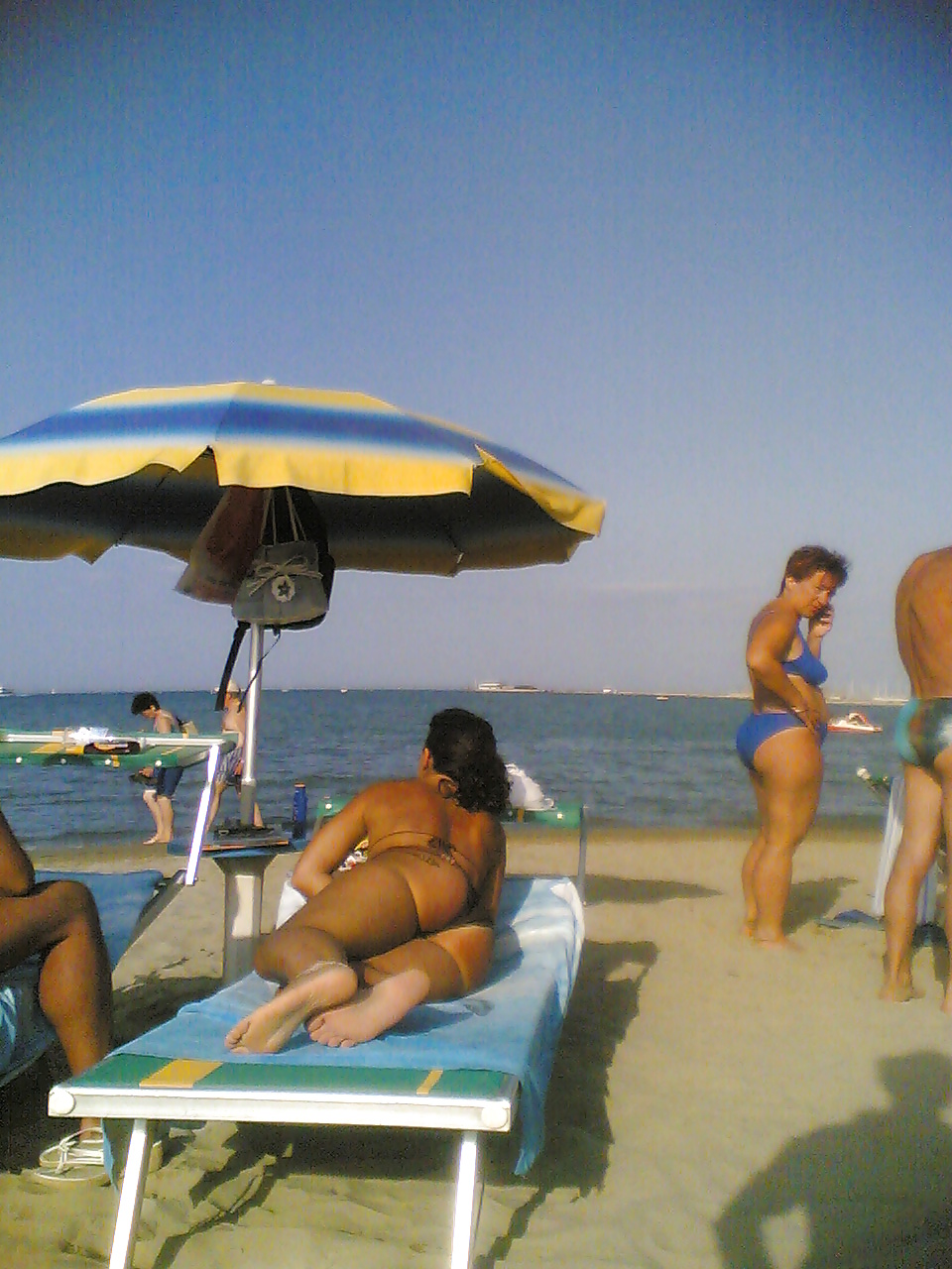 Candid Ass italian beach #7014782