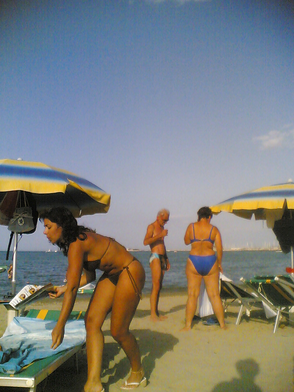 Candid Ass italian beach #7014788