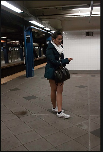 Nyc: sin pantalones viaje en metro 2013
 #15825920