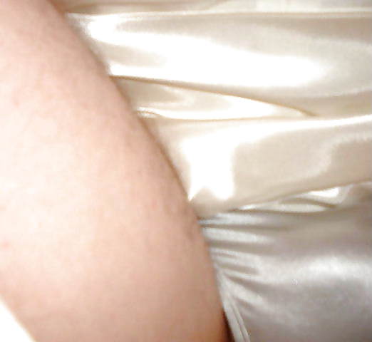 Withe Satin Upskirt #14250385