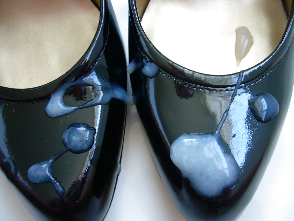 Zapatos de tacón de charol negro mary jane
 #4002154