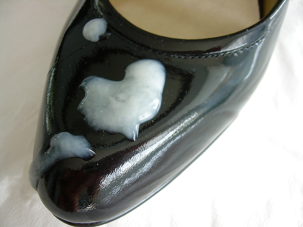Zapatos de tacón de charol negro mary jane
 #4002218