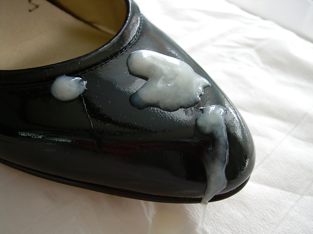 Black Patent Mary Jane High Heel Shoes #4002229