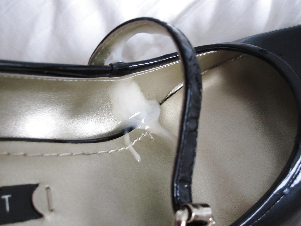 Black Patent Mary Jane High Heel Shoes #4002314