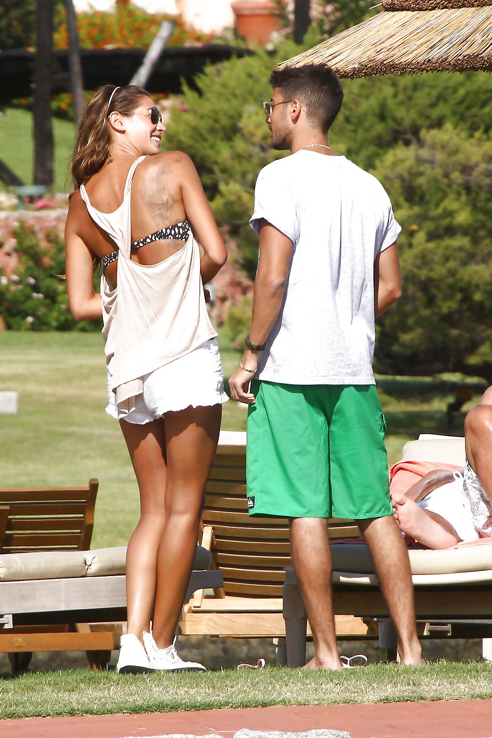 Melissa Satta bikini candids in Sardinia Italy arse shots #4798273