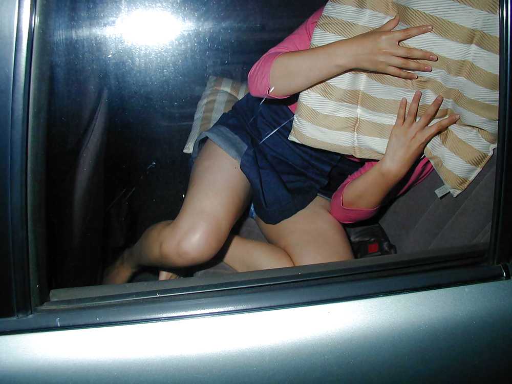 Caught having a little car sex (Japan) #9498031