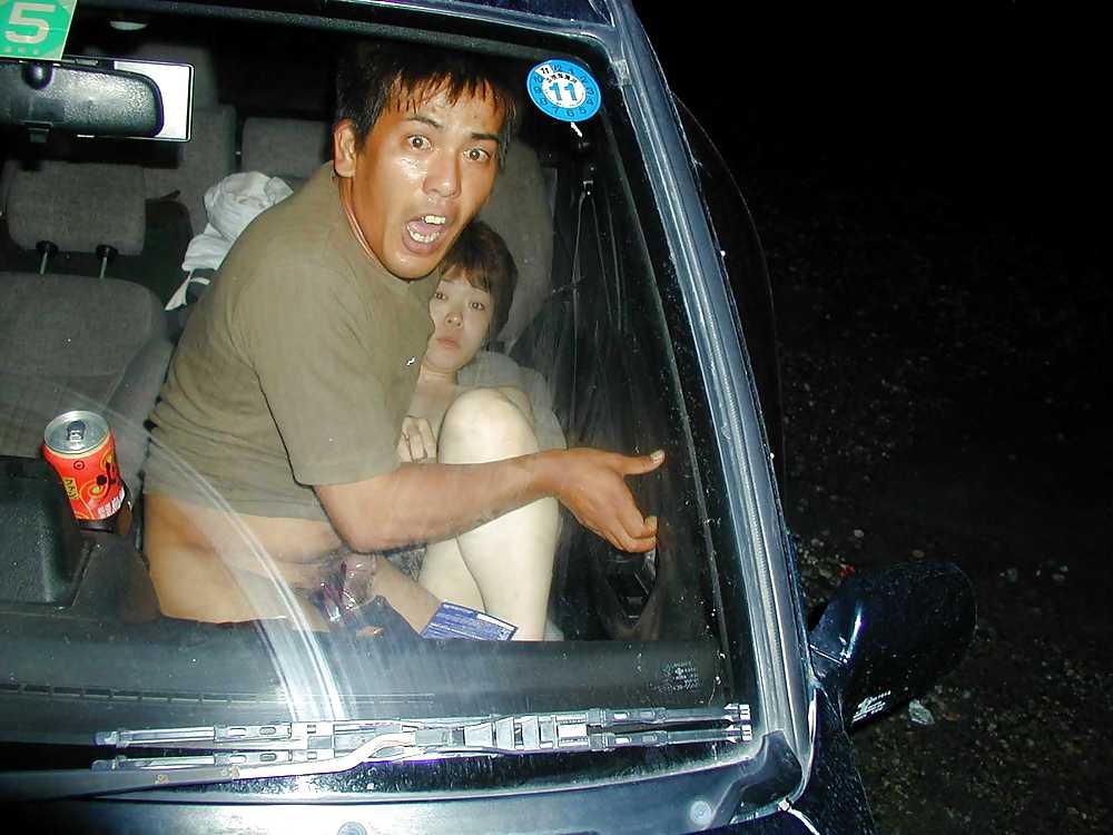 Caught having a little car sex (Japan) #9498331