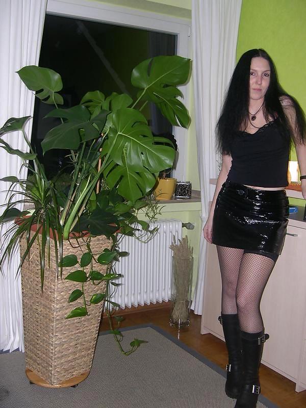 Hotlegs-latex and leather skirt amateurs #7114416
