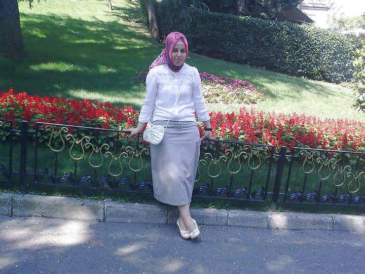 Turkish arab hijab turbanli asian kapali #18280381