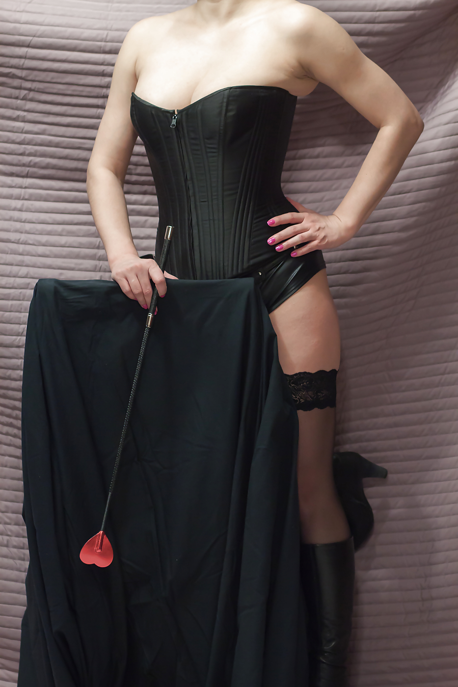 Mistress in black corset #18938059