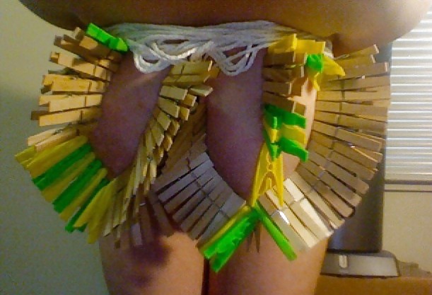 Expansive Pure Boobs Tortured With Over 100 pegs #9387044