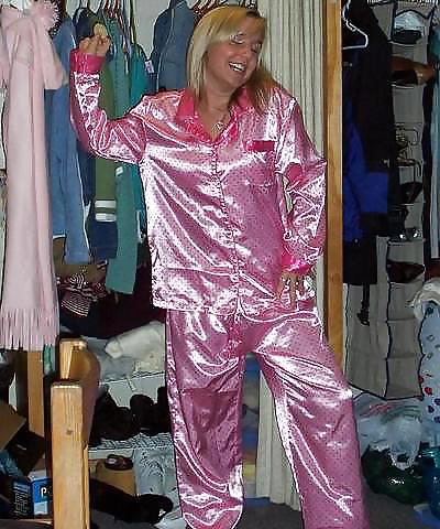 Single girl in Satin Pajama #17133336