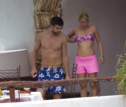 Shakira In Bikini on the Spanish Island of Ibiza