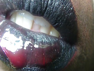 Schwarzen Lippenstift Fetisch #8293700