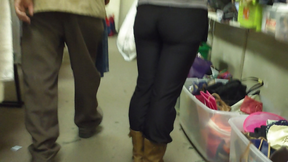 Ass & butt in tight black jeans  #6462196