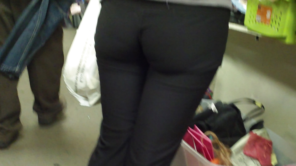 Ass & butt in tight black jeans  #6462212