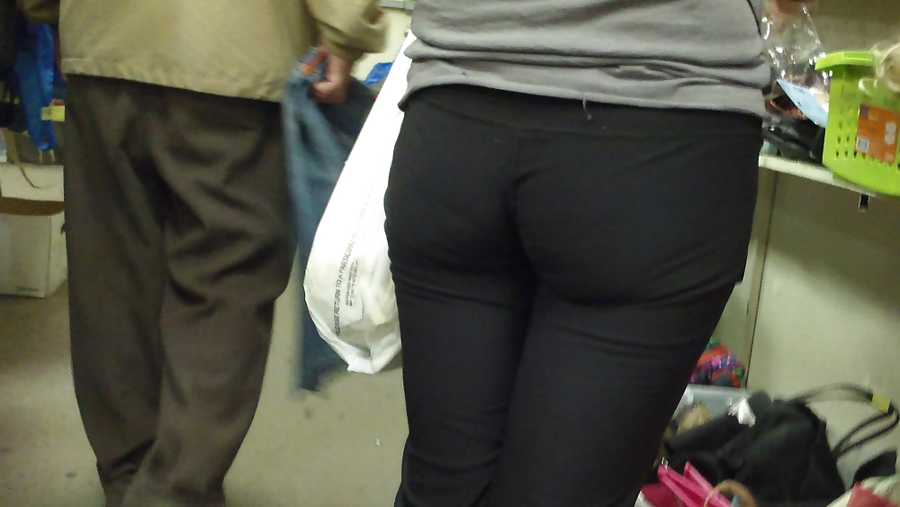 Ass & butt in tight black jeans  #6462232