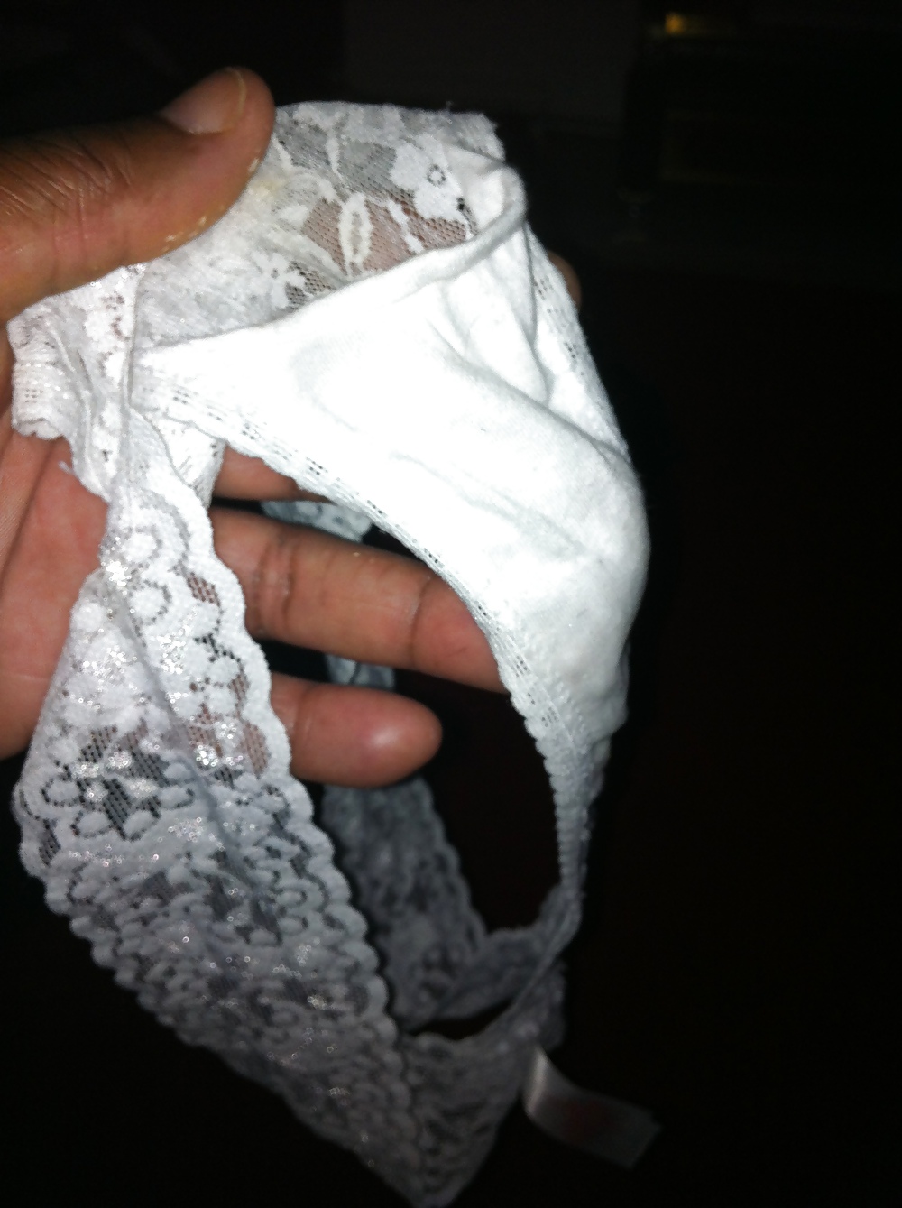 Sniffin n lickin my gf,s knickers after a walk #13718444