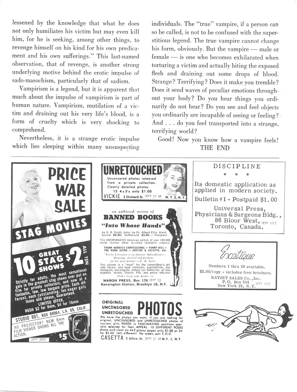 Vintage Magazines Pepper Vol 01 No04- 1960s #2126546