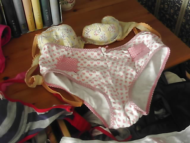 Wifes girls knickers and bras