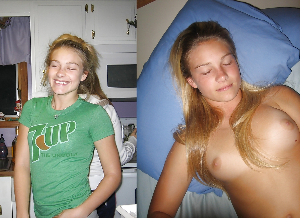 Teens Before and After dressed undressed #8707243