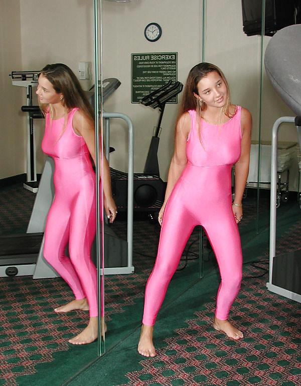 Pink catsuit #7208543