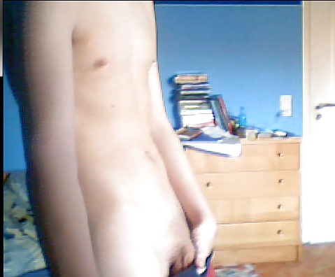 Young boy jerking his cock  #8397842