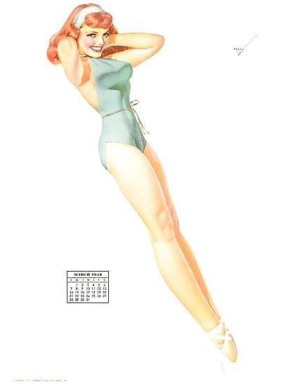 Calendario erótico 10 - petty pin-ups 1948
 #9614573