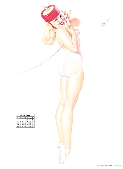 Erotic Calendar 10 - Petty Pin-usa1948 #9614591