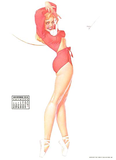 Calendario erótico 10 - petty pin-ups 1948
 #9614595