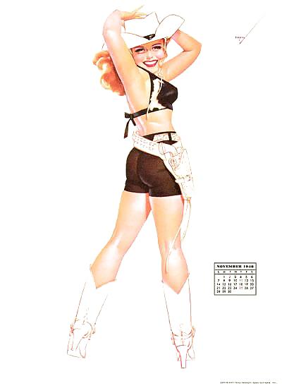 Calendario erótico 10 - petty pin-ups 1948
 #9614599