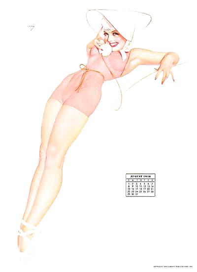 Erotic Calendar 10 - Petty Pin-ups 1948 #9614601