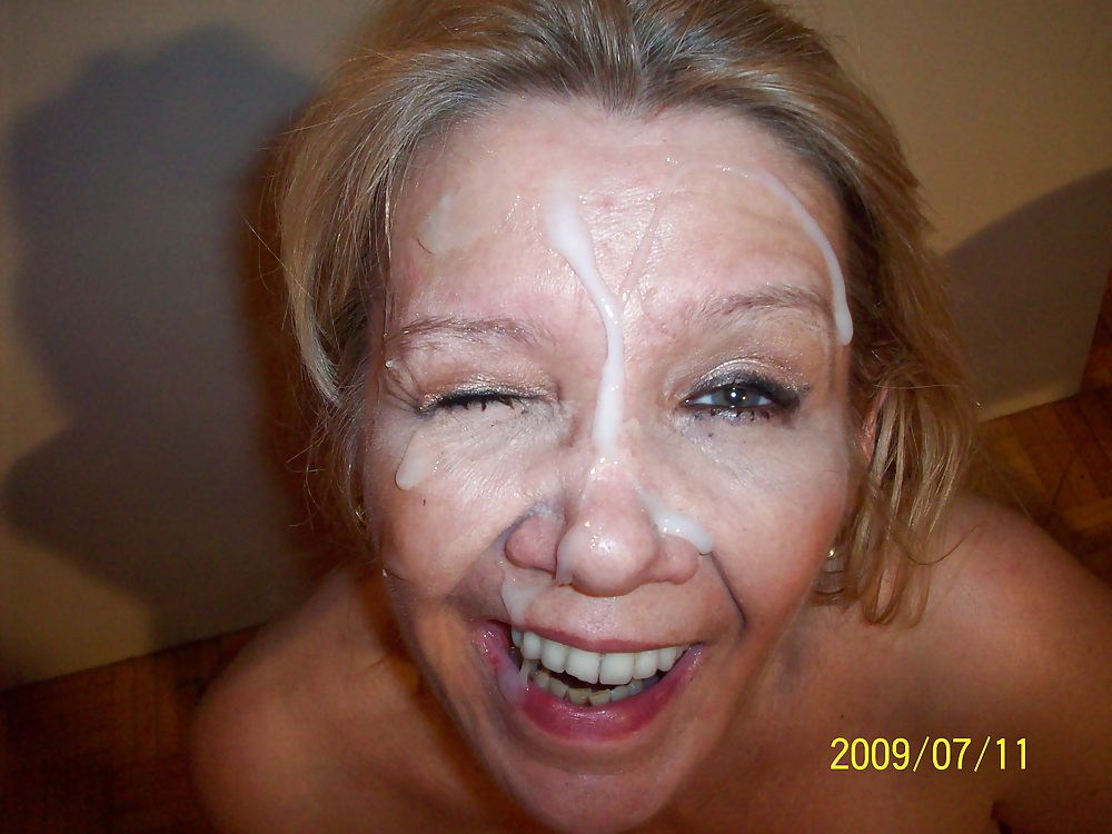 Amateur facial mature woman #1226484