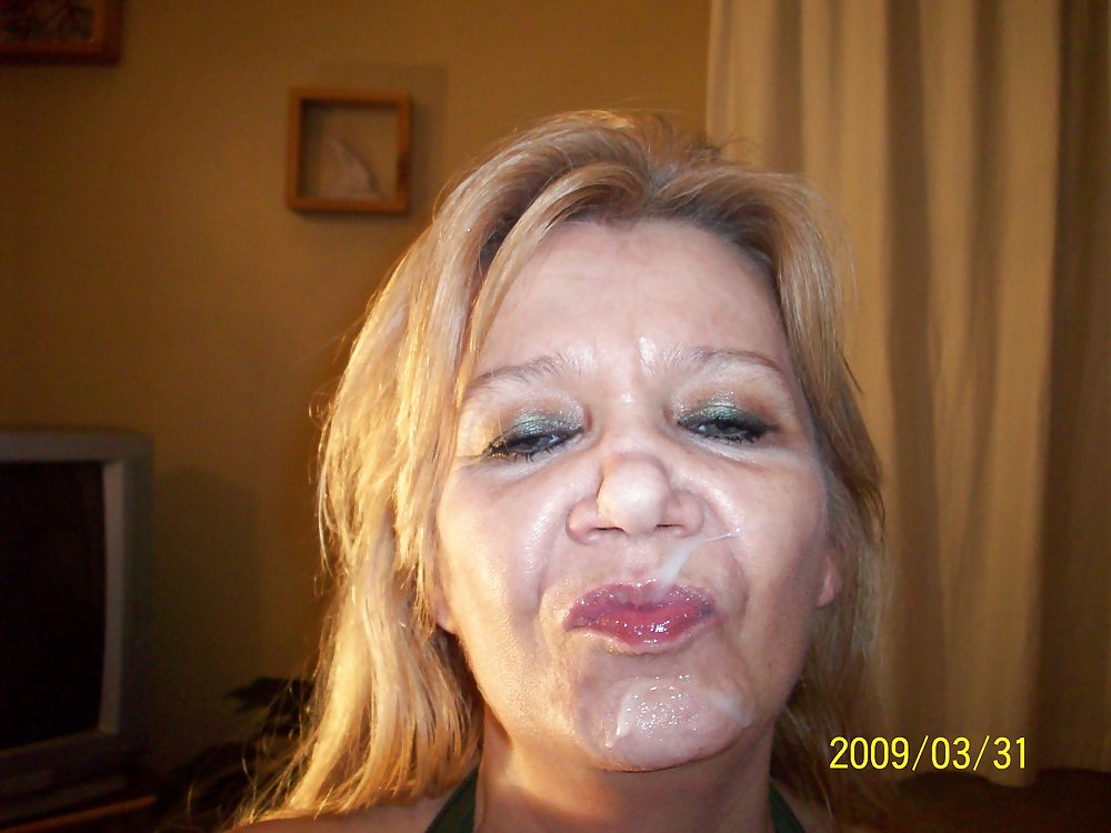 Amateur facial mature woman #1226582