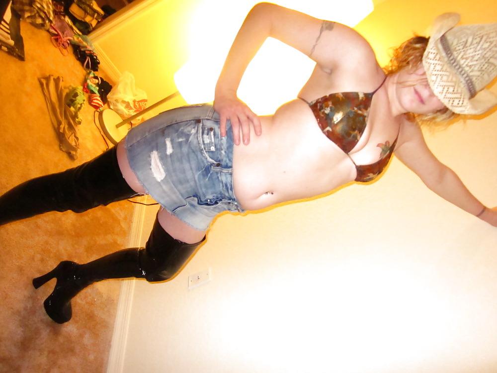 Baby plays dressup every night...pt 2 trailer trash cowgirl #2425554