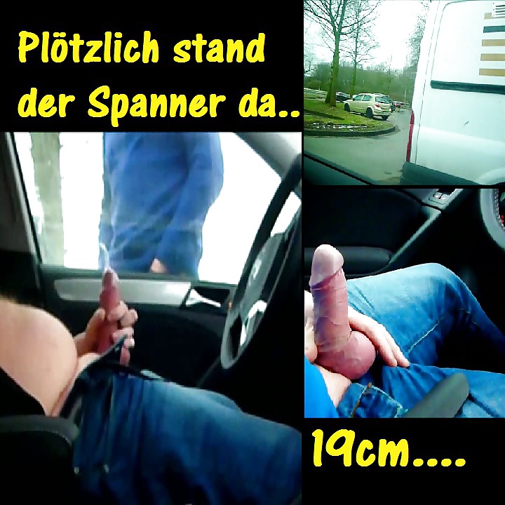 Gay Spanner beobachtet mich im Auto #15396887