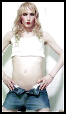 Transvestite crossdresser posing  #15148336