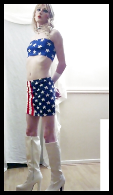 Transvestite crossdresser posing  #15148371