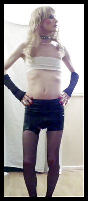 Transvestite crossdresser posing  #15148390