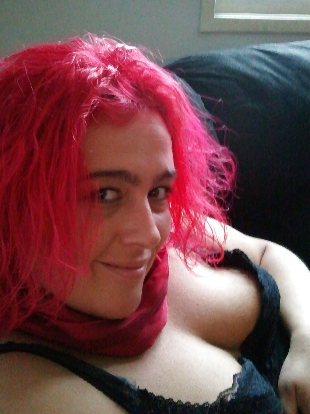 Erotogenic Purple Haired Slut