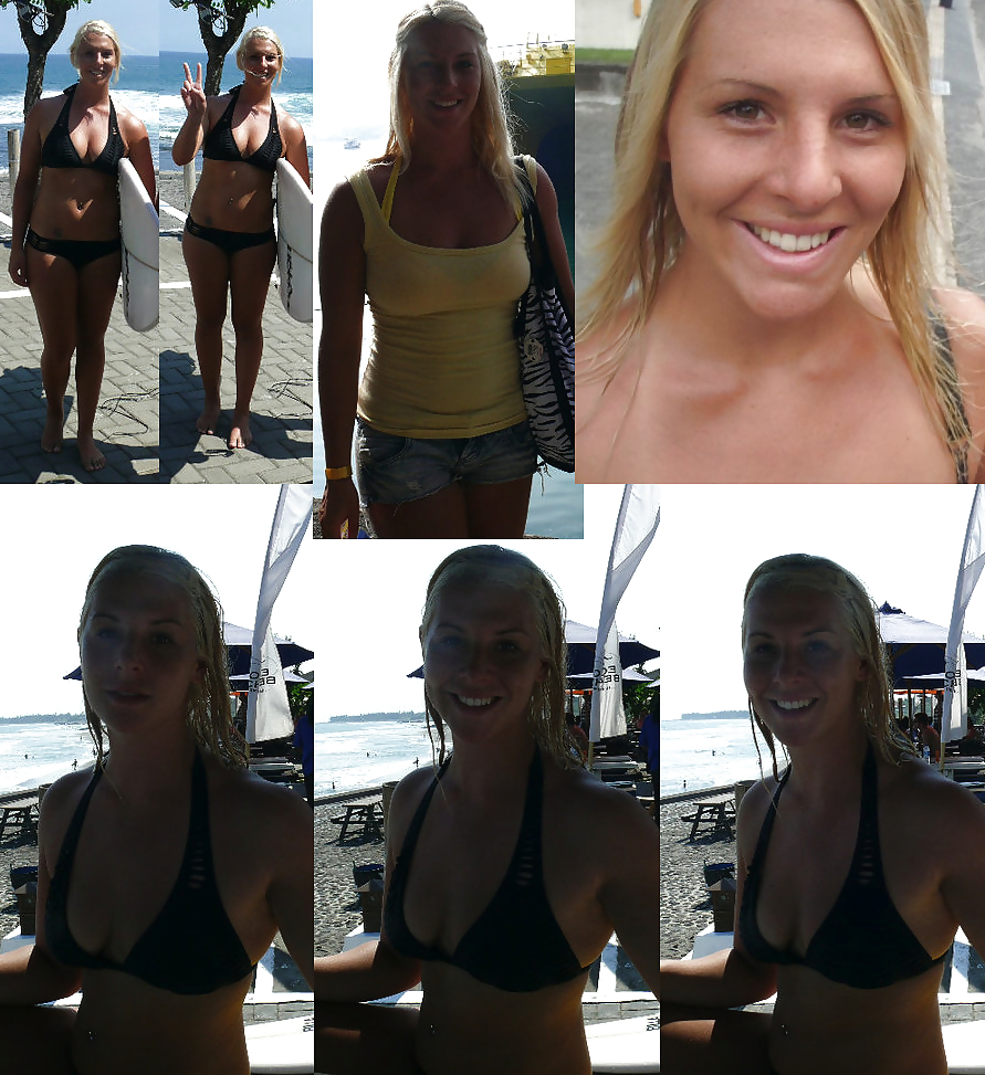 Bionda australiana sulla spiaggia (bikini-non-nudo)
 #11140172