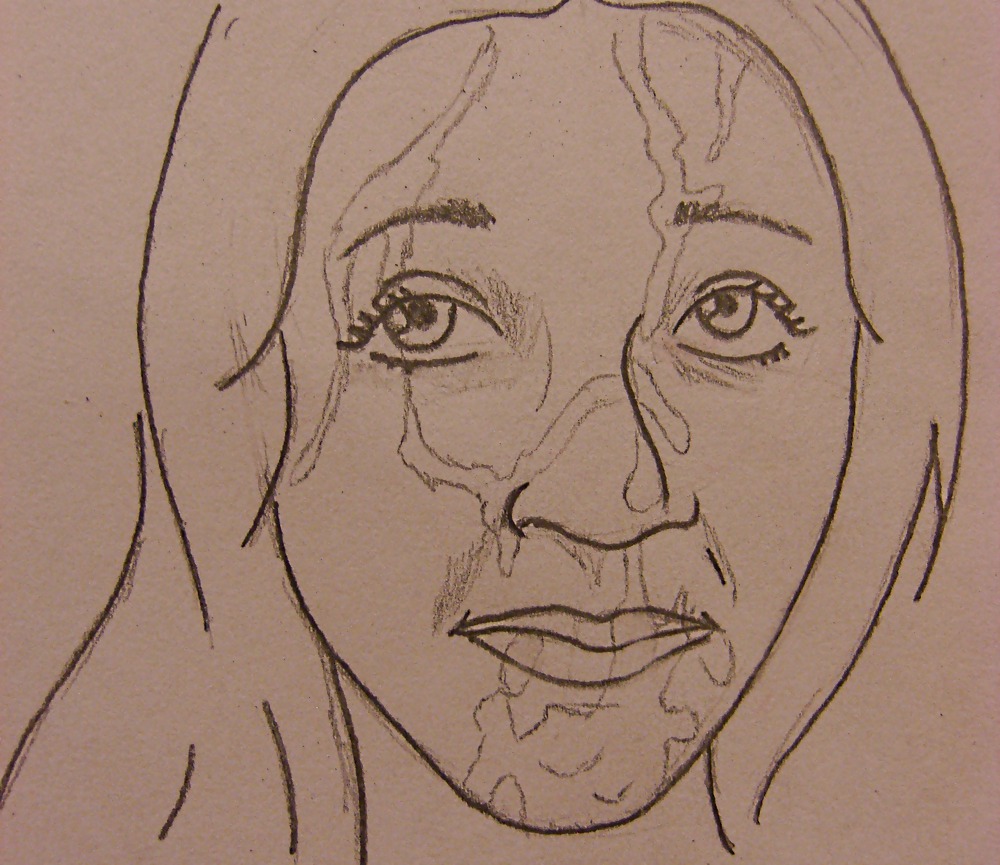 Gesichts In Bleistift #6168152