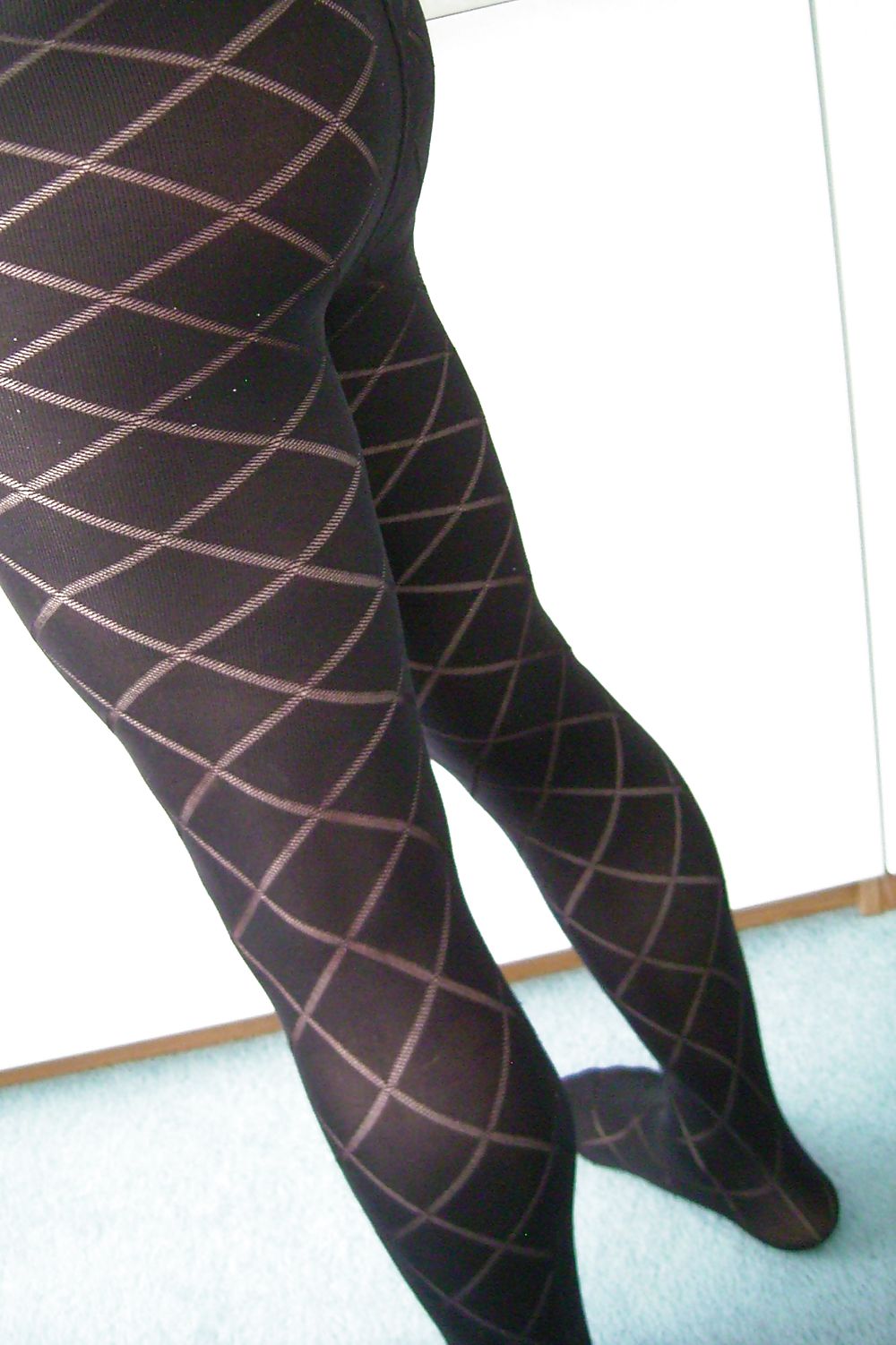 Sexy tights, nylon pantyhose and short skirt #10362794