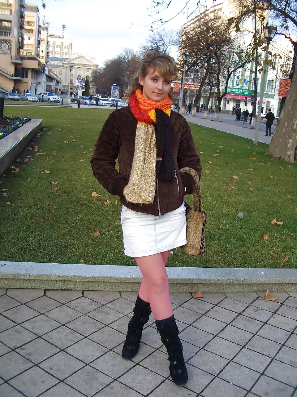 ナイロン・アップスカート・脚 25
 #6256212