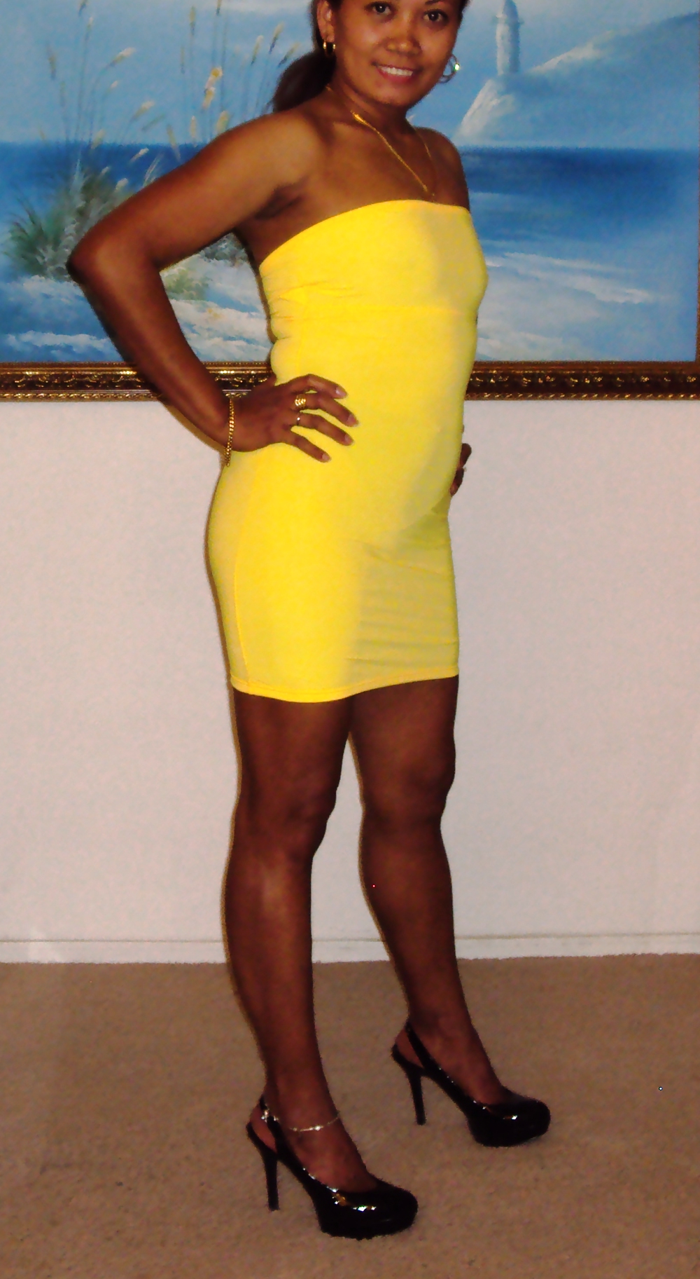 Baby Doll, Hot Hot Hot, after going out in Yellow & Black! #11825840