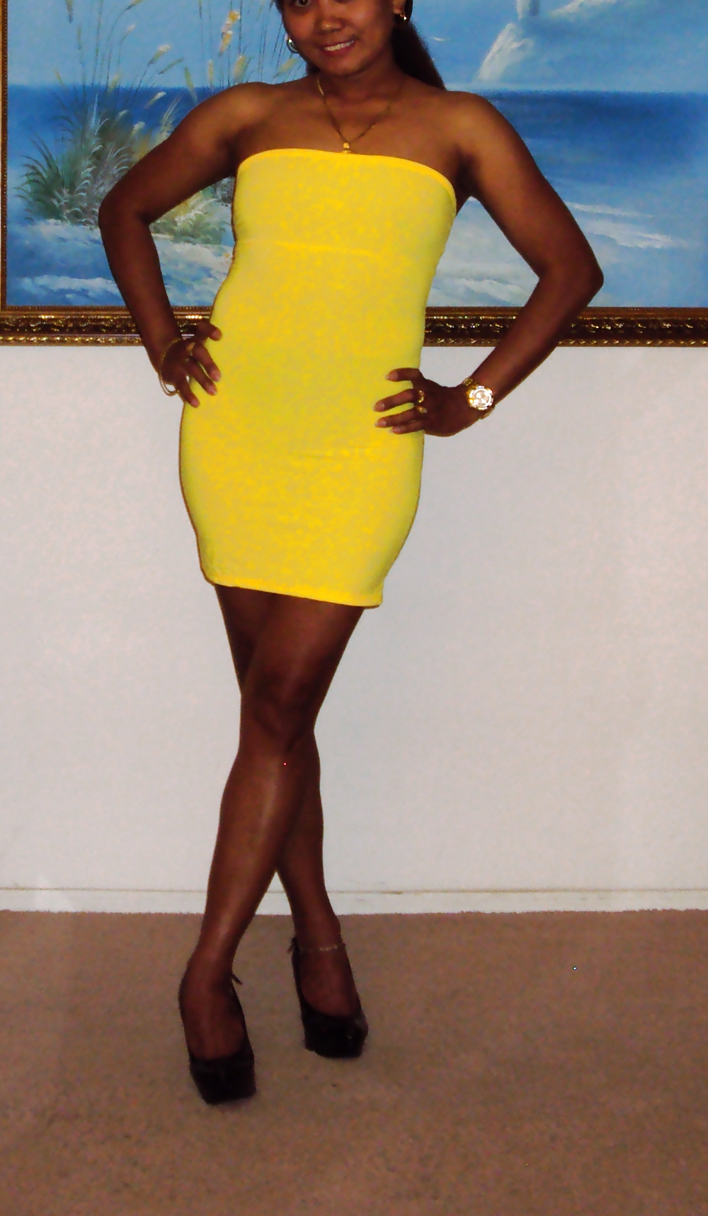 Baby Doll, Hot Hot Hot, after going out in Yellow & Black! #11826031