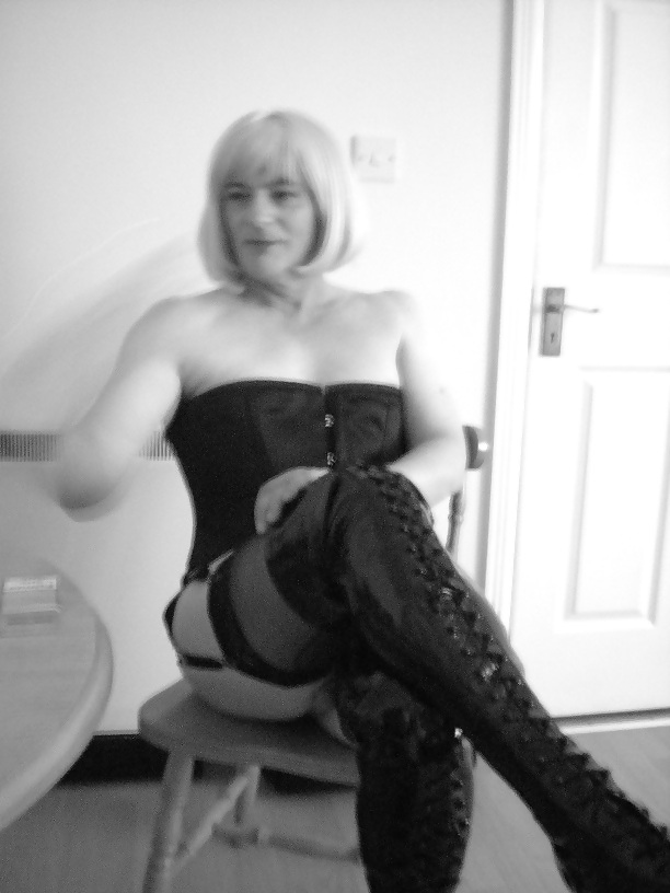 Boots...Corset and smoking #12509844