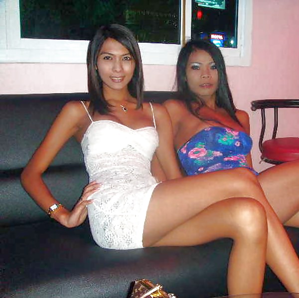 A couple of Pattaya Ladyboys #21801691