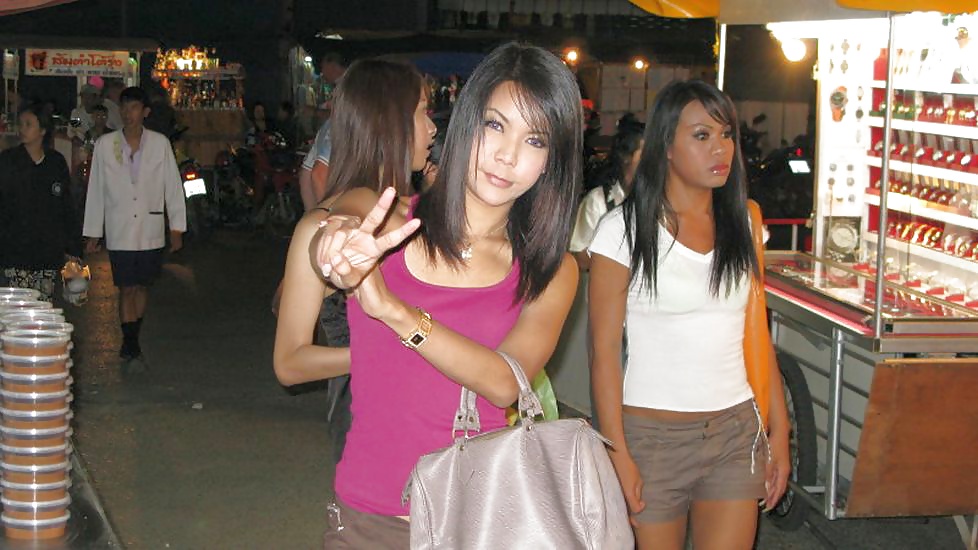 A couple of Pattaya Ladyboys #21801971